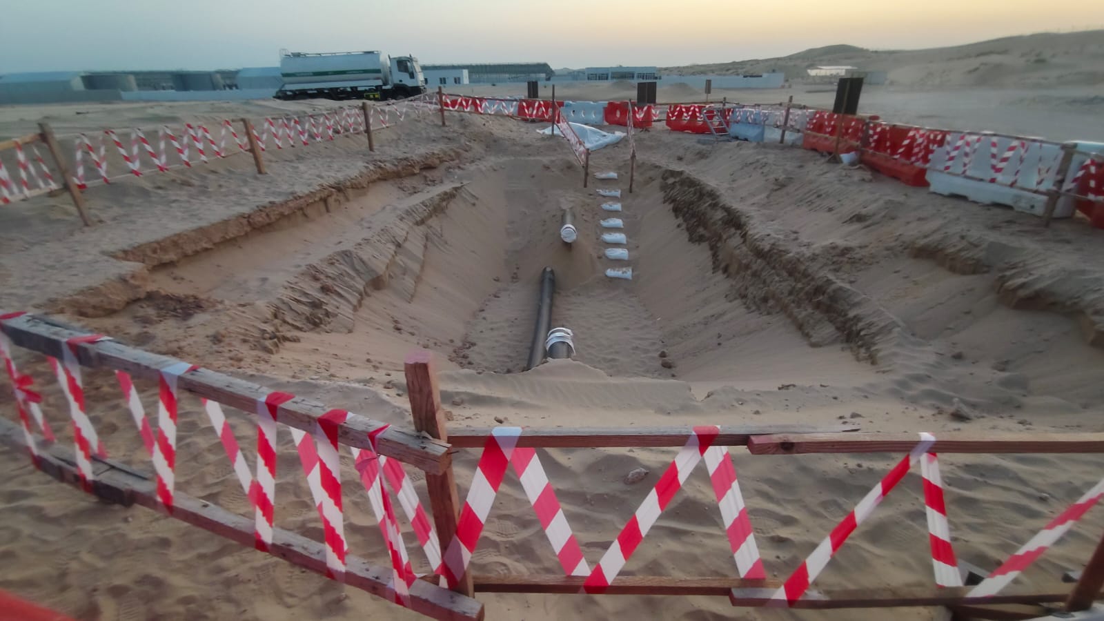 Water Network at Al Asheesh - Site Progress 5